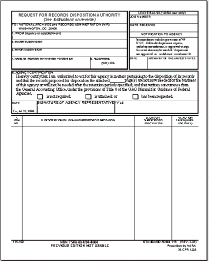 NPR 1441.1D NASA Records Retention Schedules (w/Change 5, 6/26/09)