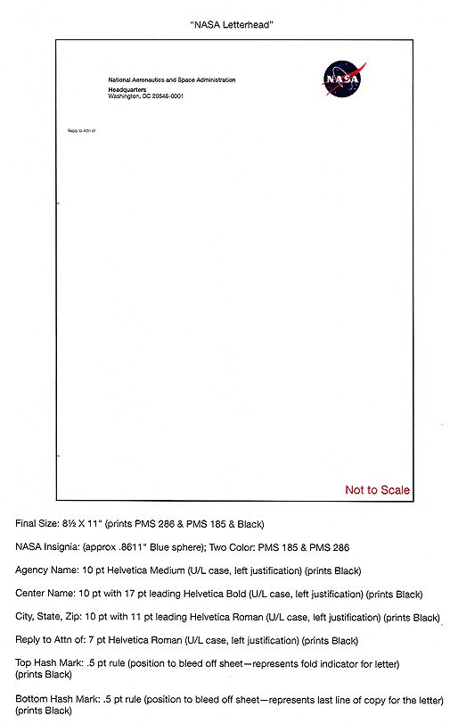 Figure I.1. This image shows the NASA Letterhead.