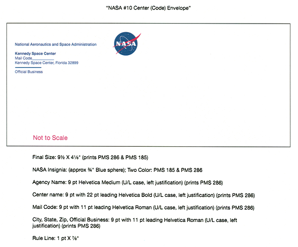 Figure I.7. This image shows the NASA No.10 Center (Code) Envelop.